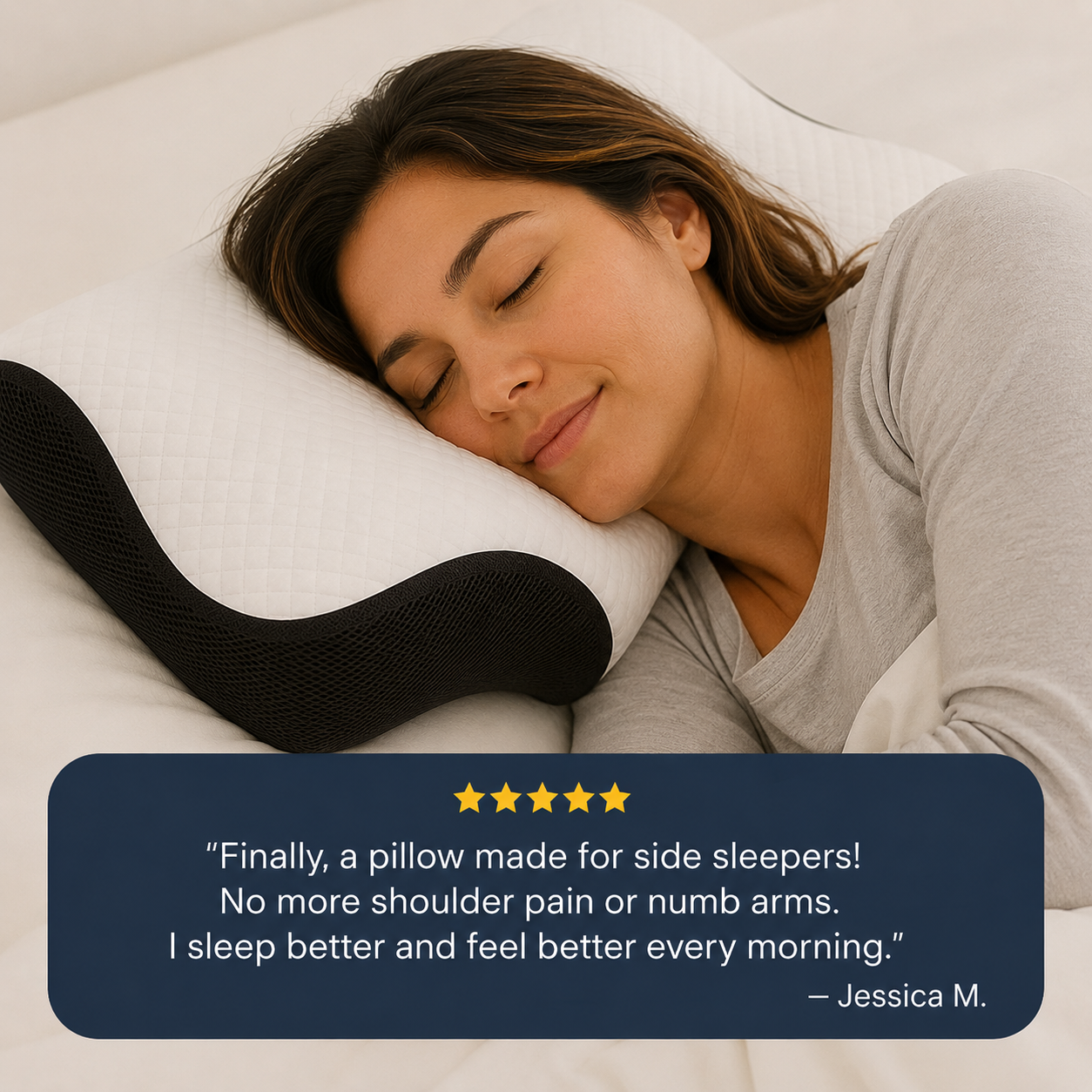 Neck Haven™ Side Sleeper Pillow