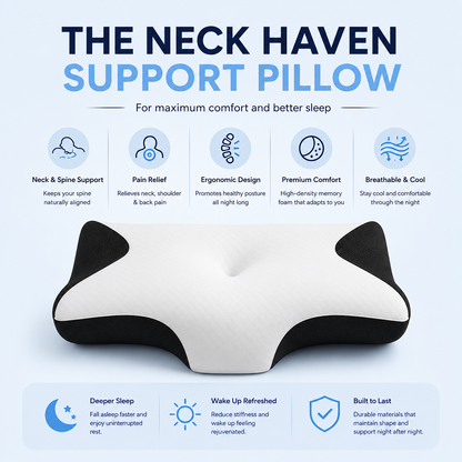 The Neck Haven - Cervical Neck Pillow